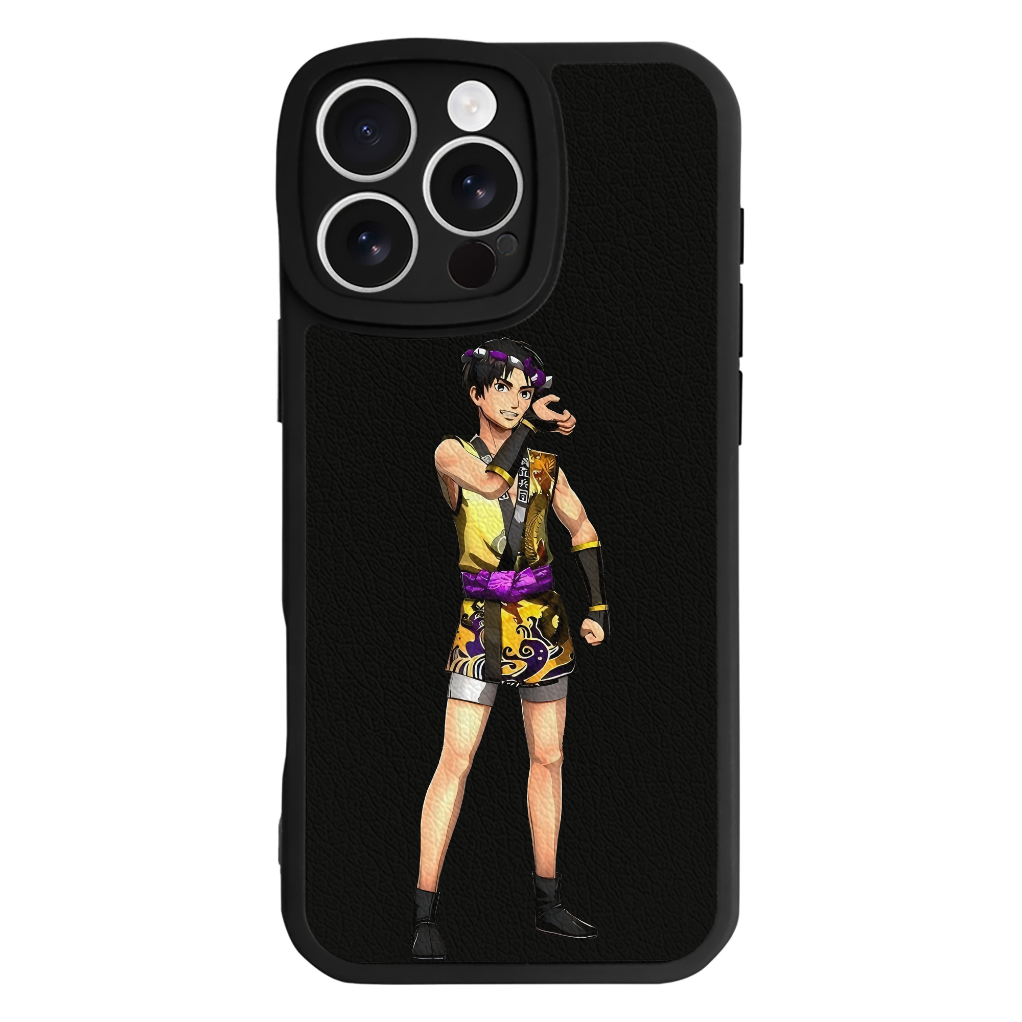 （画像用） 進撃の巨人 リヴァイ·アッカーマン Attack on Titan Levi Ackerman 【iPhone 16シリーズ対応】シリコンスマホケース（レザー調） 材質：シリコン